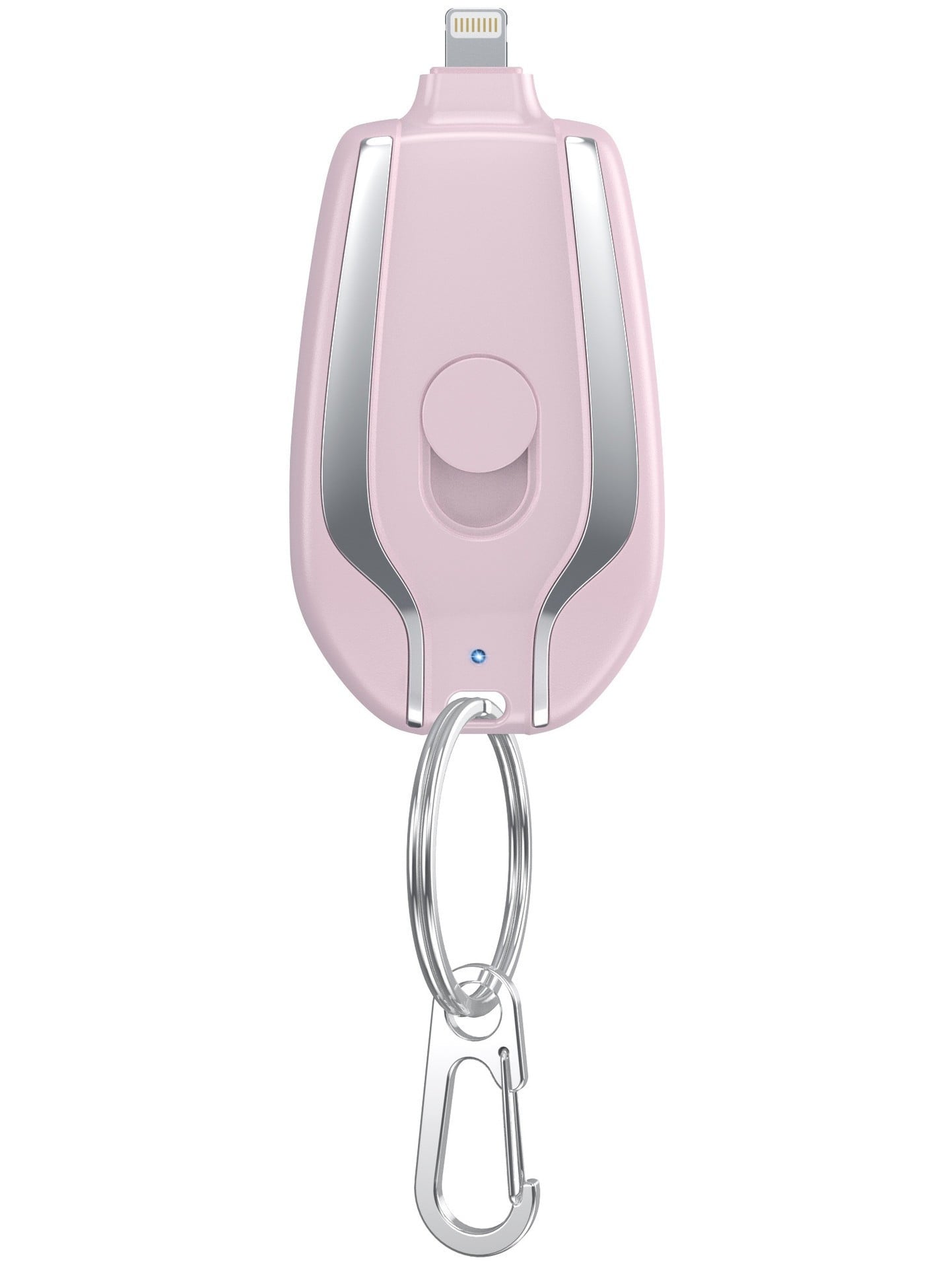 Keychain Portable Charger Key Ring Cell Phone Charger External Fast Charging Power Bank Iphone (random Color)